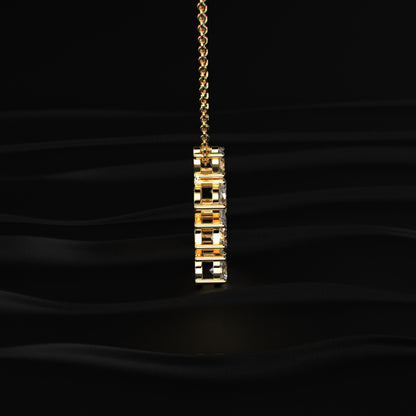 Alphabet A Diamond Necklace | Earthly Jewels