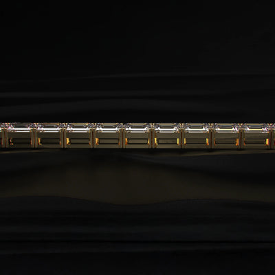 Emerald cut lab Diamond Tennis Bracelet | Earthly Jewels   