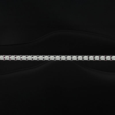 Princess Diamond Tennis Bracelet | Earthly Jewels   
