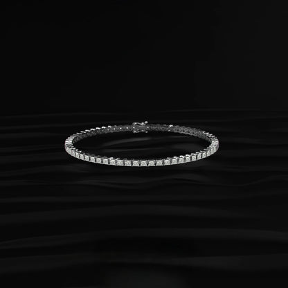 Princess Diamond Tennis Bracelet | Earthly Jewels   