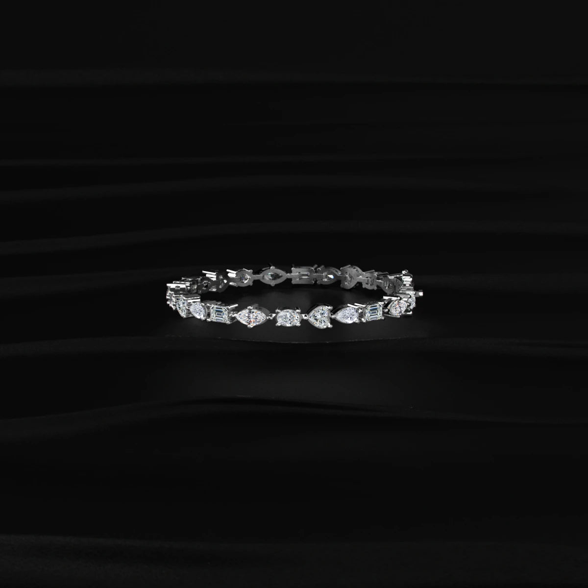 Multi Shape Diamond Tennis Bracelet | Earthly Jewels