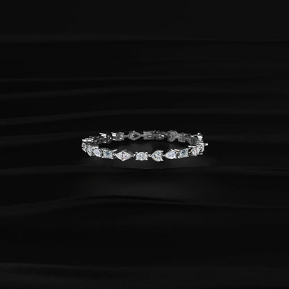 Multi Shape Diamond Tennis Bracelet | Earthly Jewels