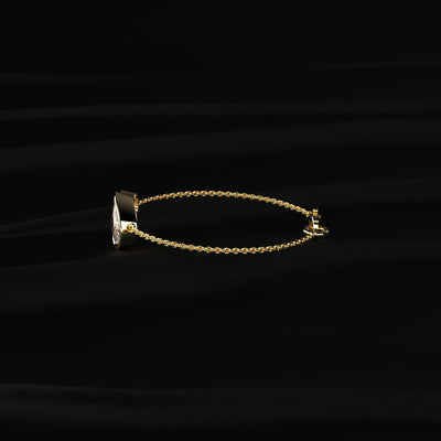 Pear Shape Diamond Toi Et Moi Bracelet | Earthly Jewels