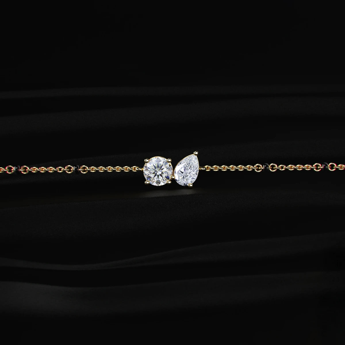 Pear Shape Diamond Bracelet