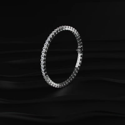 Lab Grown Round Diamond Bracelet 