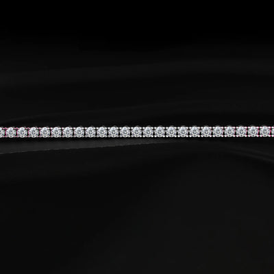 Round Diamond Tennis Bracelet