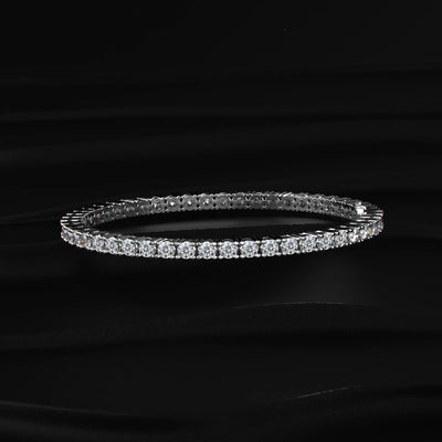 Round Cut Diamond Tennis Bracelet