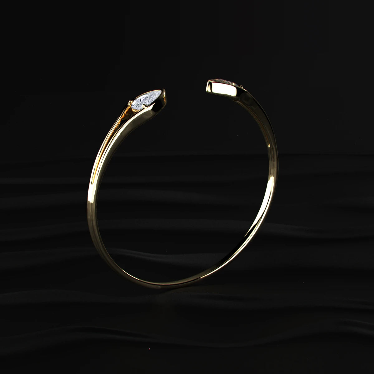 Pear Shaped Diamond Bracelet