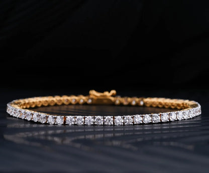 Classic 0.09 Pointer Tennis Bracelet | Earthly Jewels