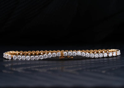 Classic 0.09 Pointer Tennis Bracelet | Earthly Jewels