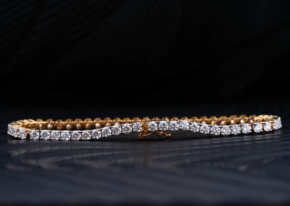 Classic 0.09 Pointer Tennis Bracelet | Earthly Jewels