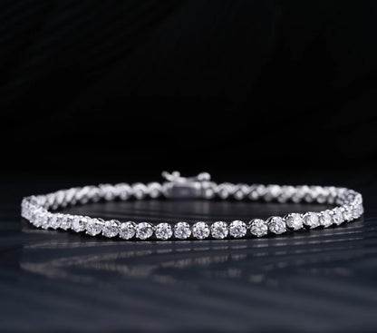 Crown 0.16 Pointer Tennis Bracelet | Earthly Jewels