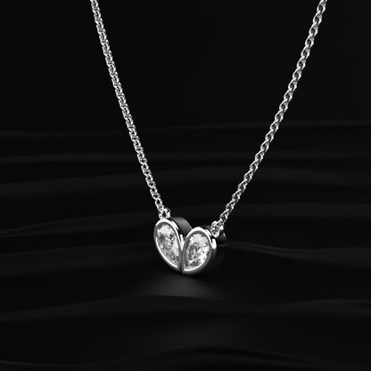 Pear Shape Diamond Necklace | Earthly Jewels