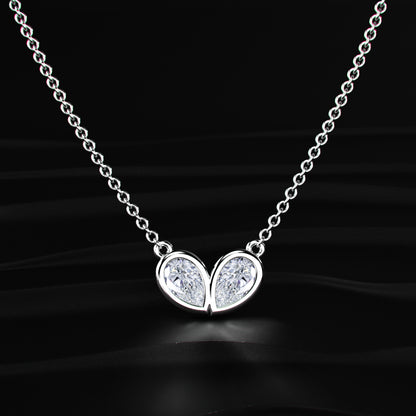 Pear Shape Diamond Necklace | Earthly Jewels