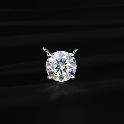 0.5Ctw Dazzling Solitaire Bloom Necklace