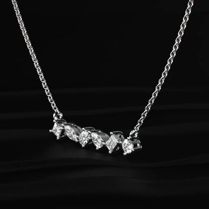 Multi Shape Diamond Necklace | Earthly Jewels
