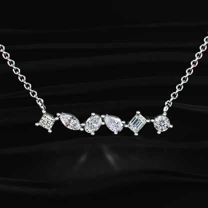 Multi Shape Diamond Necklace | Earthly Jewels