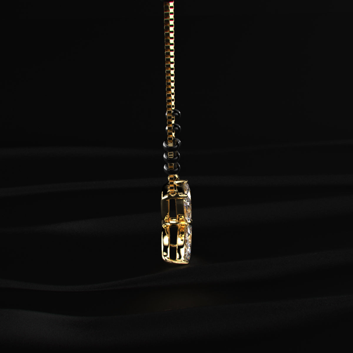 4 Marquise Diamond Mangalsutra | Earthly Jewels