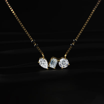 Three Mix Shape Pendant Mangalsutra
