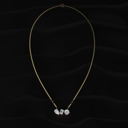 Three Mix Shape Pendant Mangalsutra