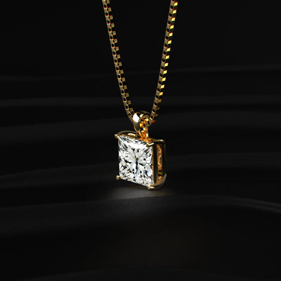 Princess Solitaire Pendant | Earthly Jewels
