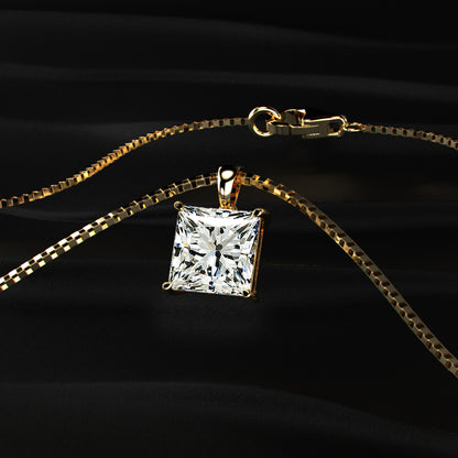 Princess Solitaire Pendant | Earthly Jewels