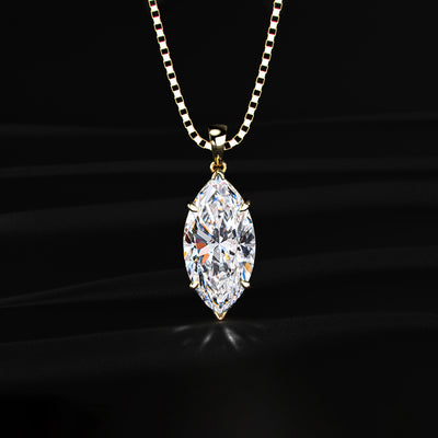 Marquise Solitaire Pendant | Earthly Jewels