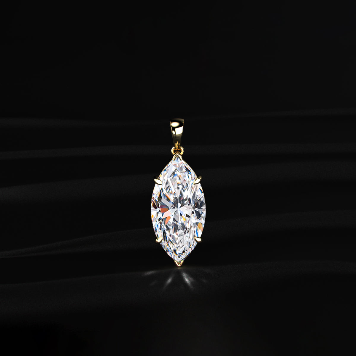 Marquise Solitaire Pendant