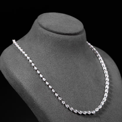 Pear Diamond Tennis Necklace | Earthly Jewels