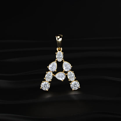 A Alphabet Diamond Pendant | Earthly Jewels