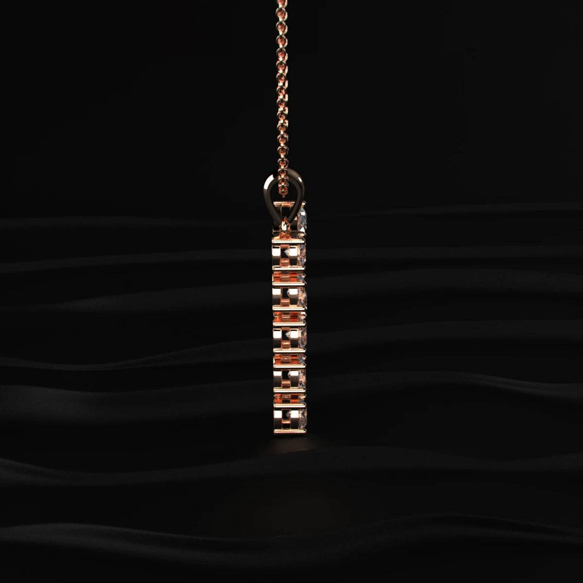 F Alphabet Diamond Pendant | Earthly Jewels