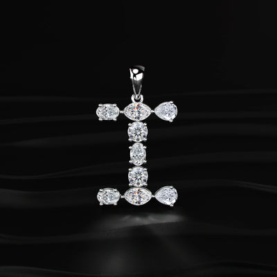 I Alphabet Diamond Pendant | Earthly Jewels