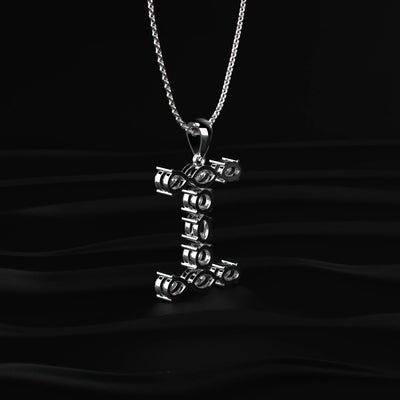 I Alphabet Diamond Pendant | Earthly Jewels