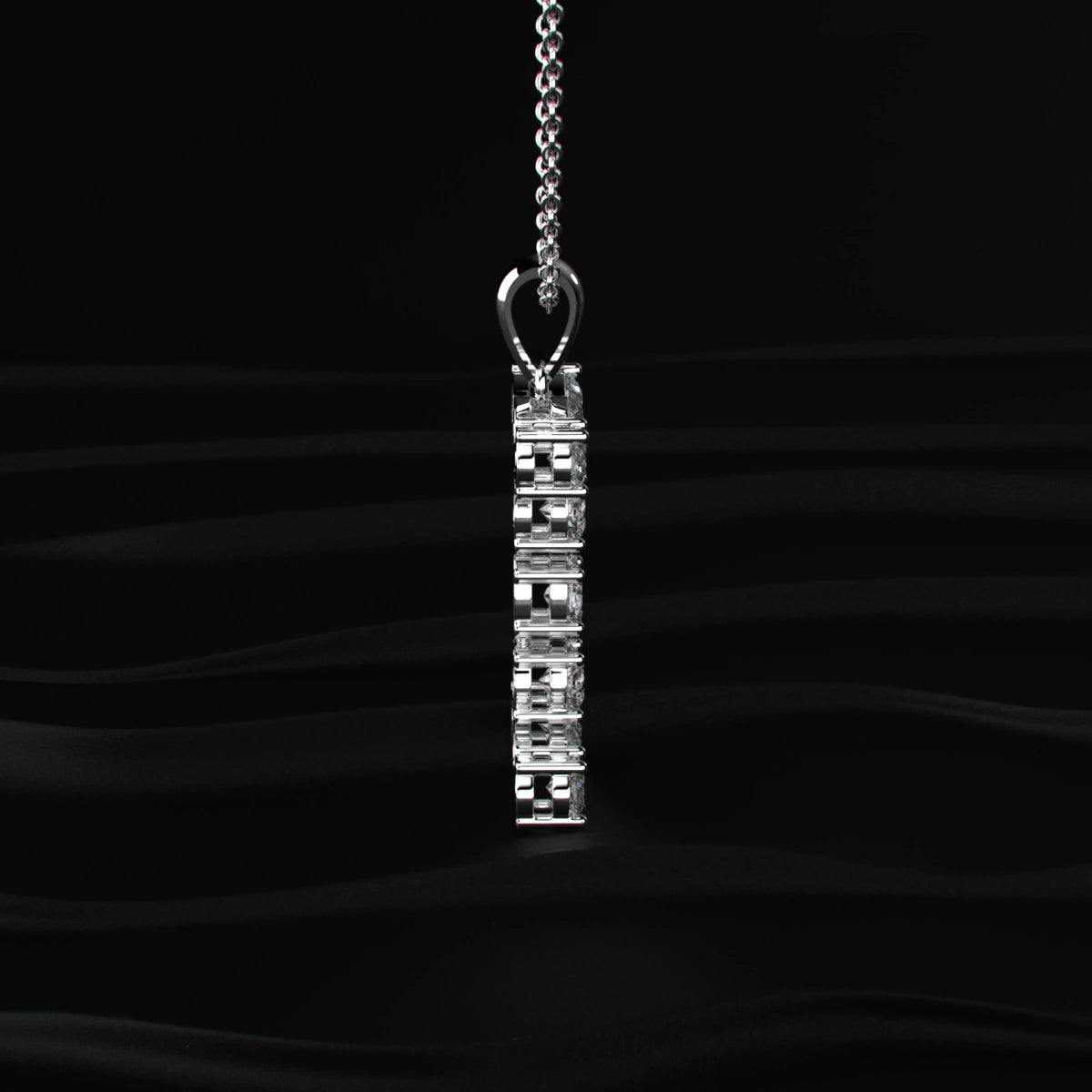 I Alphabet Diamond Pendant | Earthly Jewels