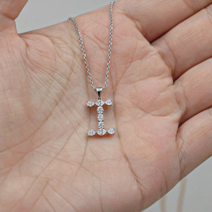 I Alphabet Diamond Pendant | Earthly Jewels