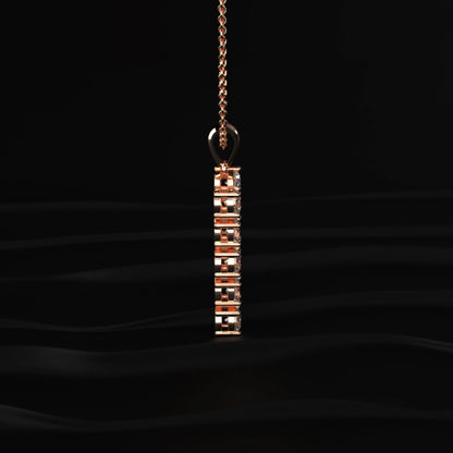 P Alphabet Diamond Pendant | Earthly Jewels