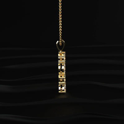 V Alphabet Diamond Pendant | Earthly Jewels