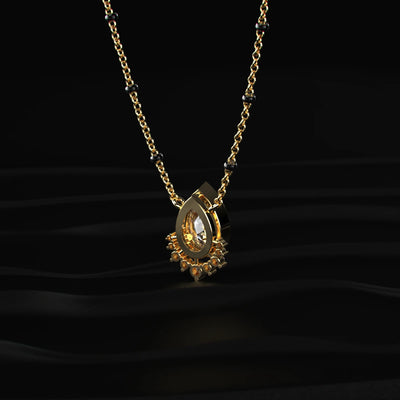 Pear Diamond Mangalsutra