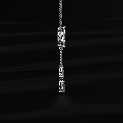 Marquise Diamond Drop Necklace