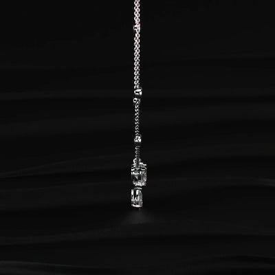 Heart Diamond Drop Necklace