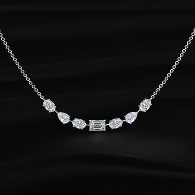 Multi-Shape Diamond Accent Necklace