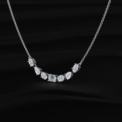 Multi-Shape Diamond Necklace