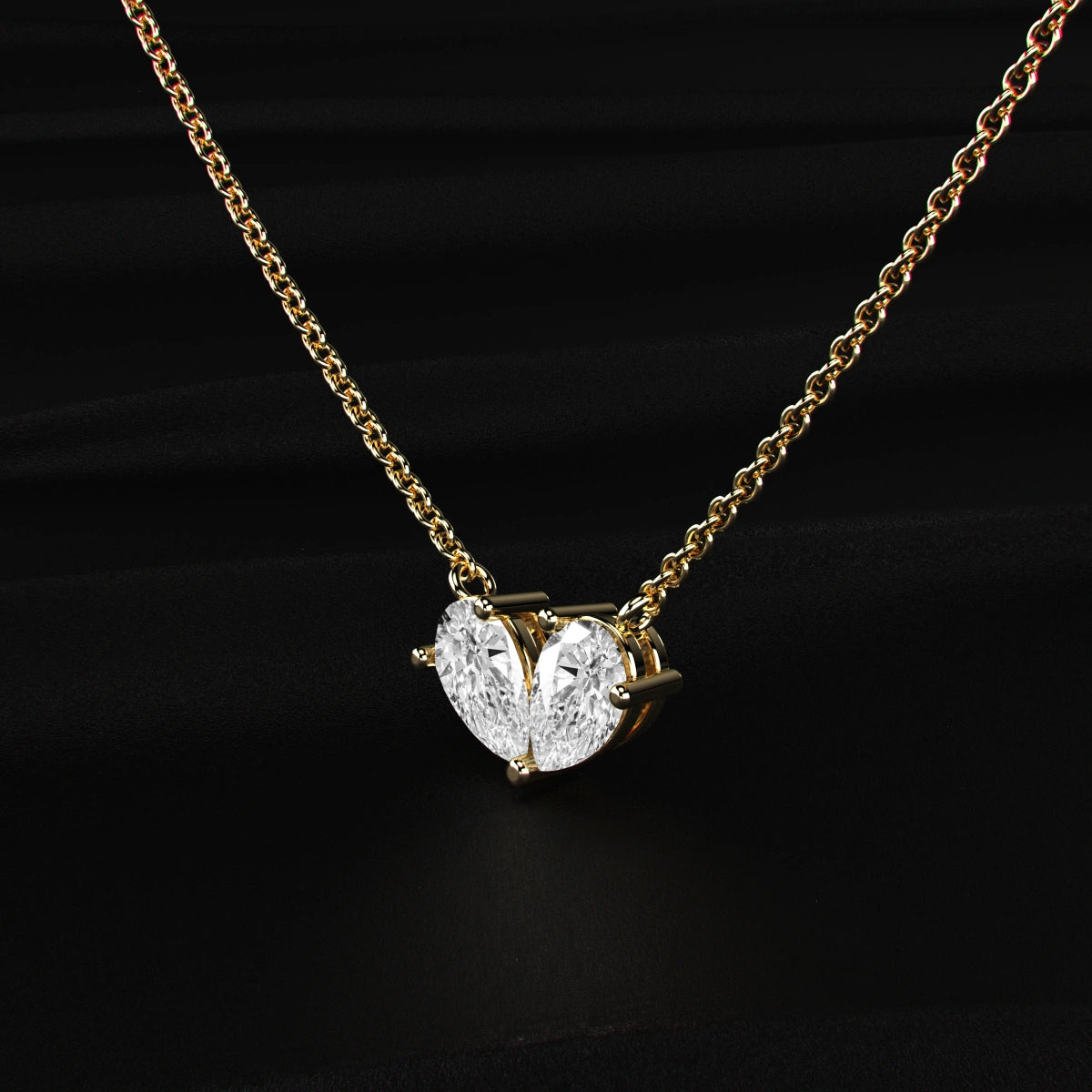Toi et Moi Diamond Necklace