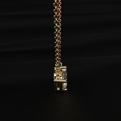 Double Pear Diamond Necklace