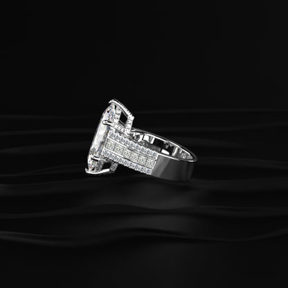 Marquise Cut Solitaire Diamond Ring | Earthly jewels