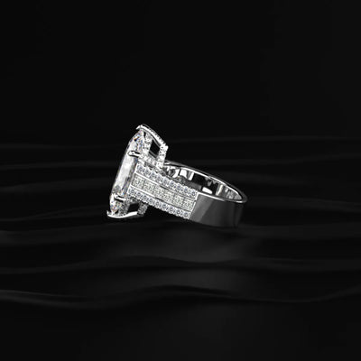 Marquise Cut Solitaire Diamond Ring | Earthly Jewels