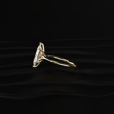 2 Carat Marquise Diamond Solitaire Ring | Earthly Jewels