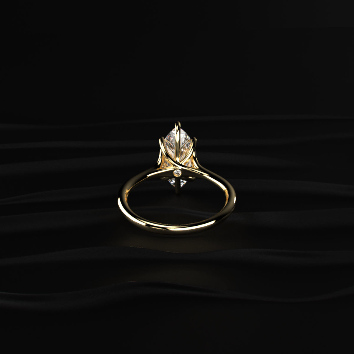 2 Carat Marquise Diamond Solitaire Ring