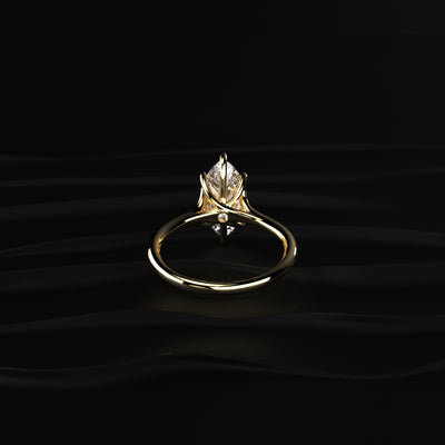2 Carat Marquise Diamond Solitaire Ring | Earthly Jewels
