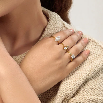 2 Carat Marquise Diamond Solitaire Ring | Earthly Jewels